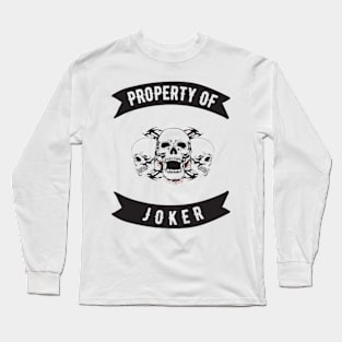 Joker Property Patch Long Sleeve T-Shirt